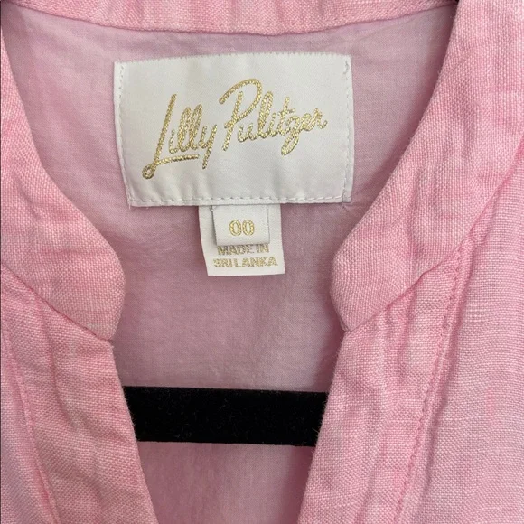 Lilly Pulitzer Mialeigh Dress Light Pink 00 - Picture 3 of 3